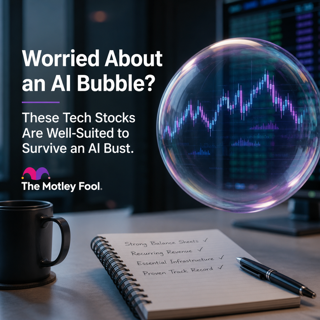 Worried About an AI Bubble? These Tech Stocks Are Well-Suited to Survive an AI Bust